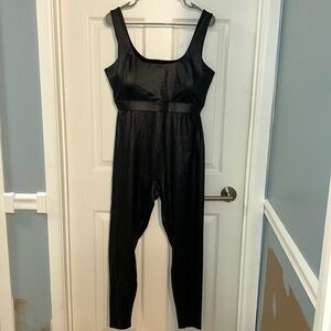 Black athletic bodysuit